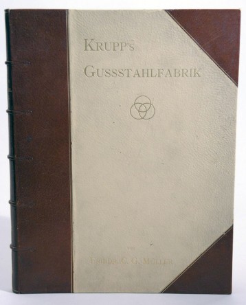 Prunkbuch 'Krupp´s Gussstahlfabrik'
