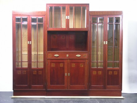 Threepart Dresser 'Smoking Room', Art Nouveau