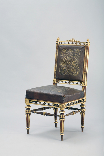 Chair of the palace of Archduke Wilhelm, Theophil Frh. Von Hansen